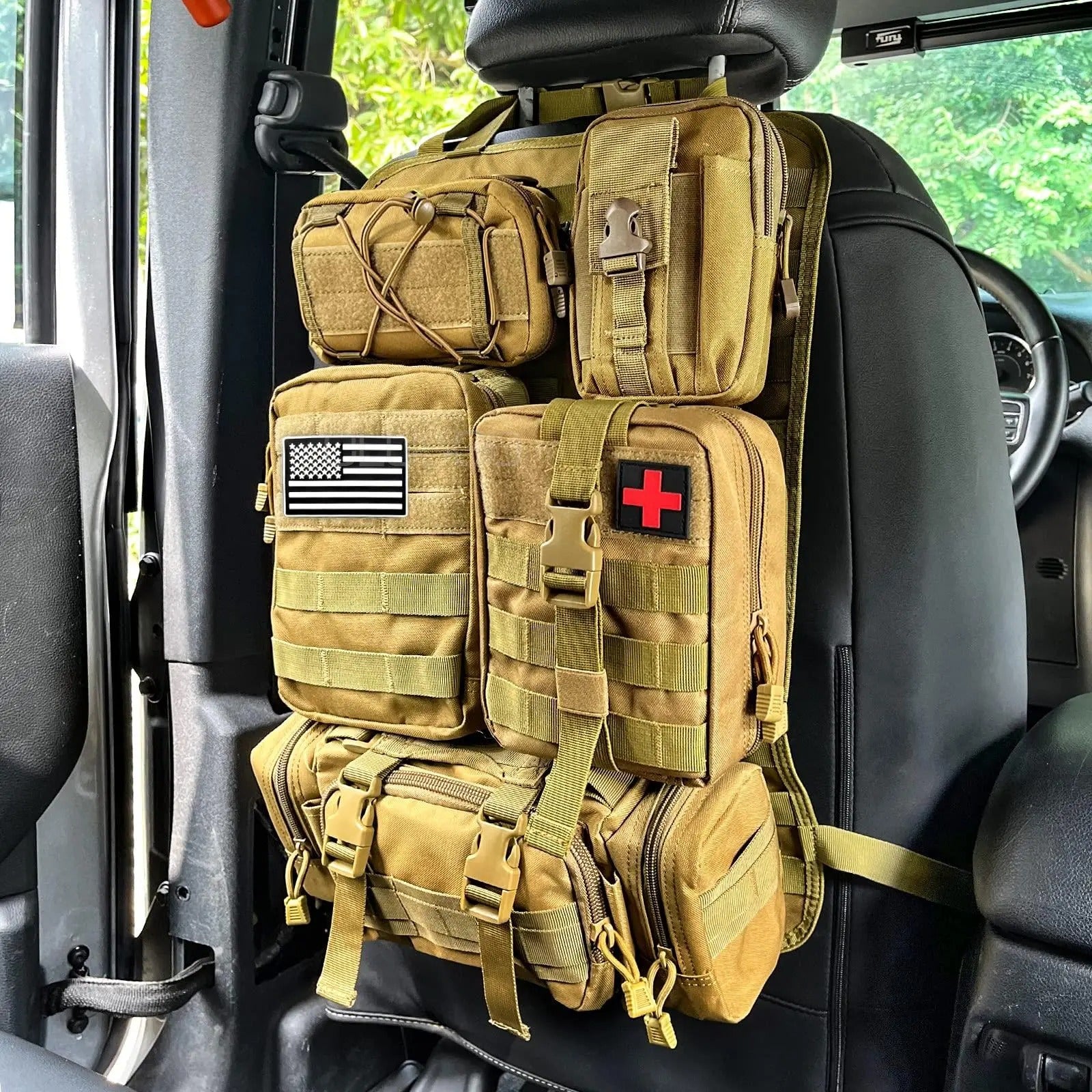 Molle shop car organizer